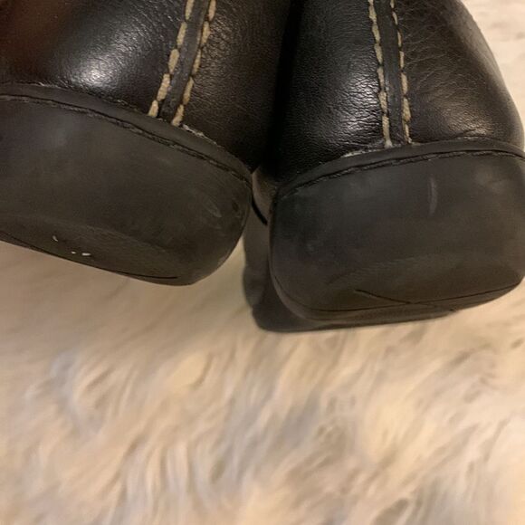 Clarks size 11 leather black sneaker/loafer - Picture 4 of 6